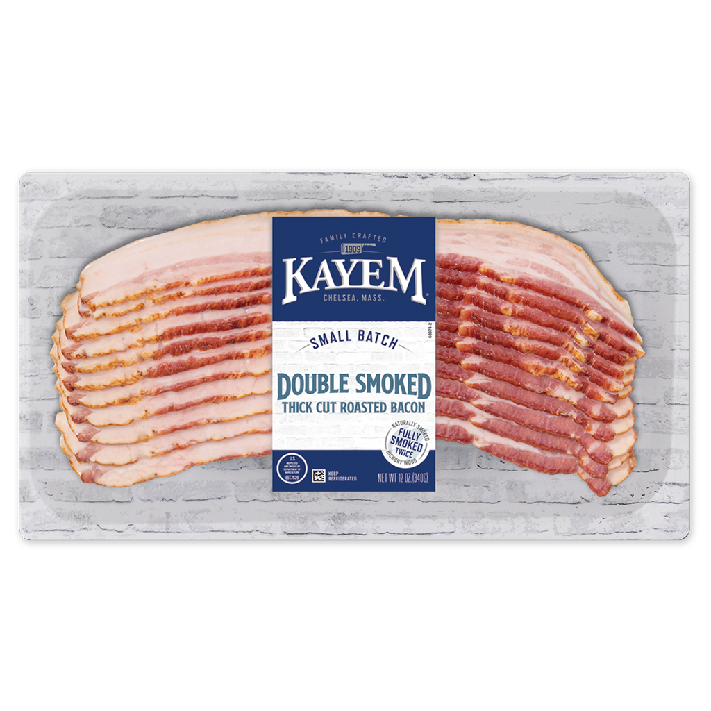 Kayem Bacon Double Smoked Thick Cut 3/12 oz Kayem Online Store