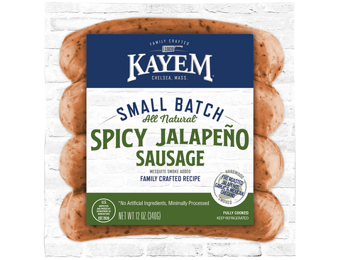 Kayem Small Batch Spicy Jalapeno Sausage 12 oz