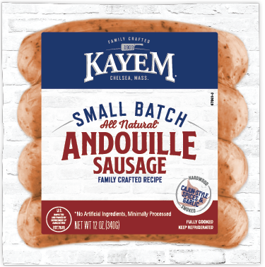 Kayem Small Batch Fully Cooked Andouille Sausage 12 oz
