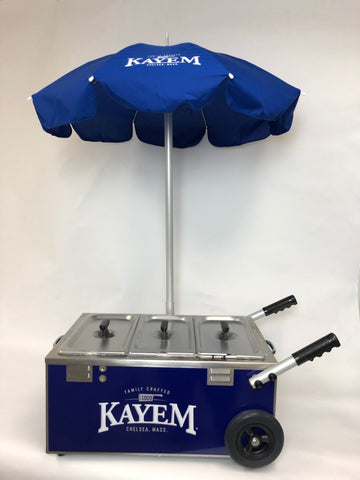 Kayem Tabletop Mini Electric Steamer Cart